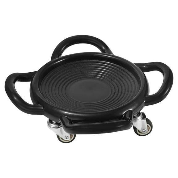 Wdhugt Four Wheel Abdominal Sliding Disc Trainer For Home Workout Core Strength And Ab Compression Exercise Equipment Black Plastic Fitness Device Black