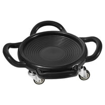 Wdhugt Four Wheel Abdominal Sliding Disc Trainer For Home Workout Core Strength And Ab Compression Exercise Equipment Black Plastic Fitness Device Black