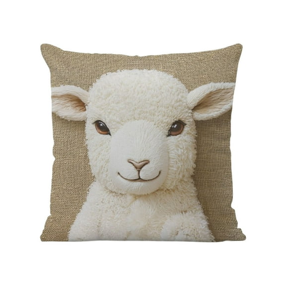 Wdhugt Fun Animal Printed Pillow Cover For Bedroom And Living Room 45X45Cm 17.7X17.7In Decorative Cushion Cover Without Insert Style B 3Crfb8375 (3) B