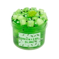 Wdhugt Green 300Ml Fruit Scented Crystal Slime Clay Toy For Diy Stretchy Noodles Creative Handmade Crafts Non Settling Formula Rubber Material Green
