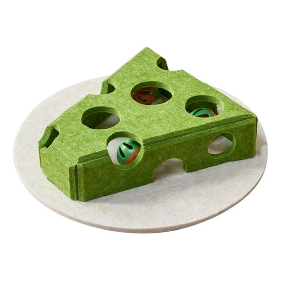 Wdhugt Green Interactive Cats Scratch Puzzle Box Paper Material For Pet Play And Entertainment Diy Fun Activity And Puzzle Box Green