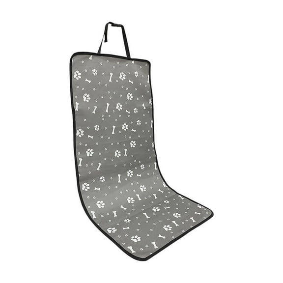 Wdhugt Grey Pet Car Seat Cover Waterproof Dog Mat For Back Seat 41.7X19.2 Inches Washable Cloth Liner For Cats Dogs Travel Car Rear Protector Grey