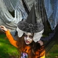 thumbnail image 1 of Wdhugt Halloween Party Witch Hat Black, 1 of 6