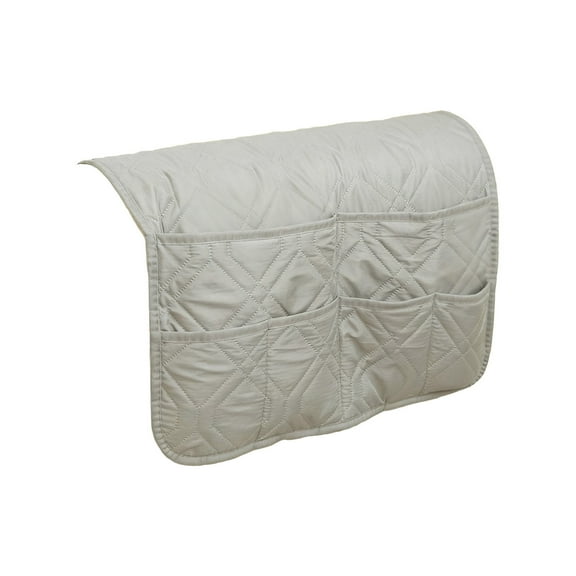 Wdhugt Hanging Organizer Storage Bag With Pockets For Bedside Sofa Armrest Portable Storage Pouch For Remote Control Books Phone Grey Grey