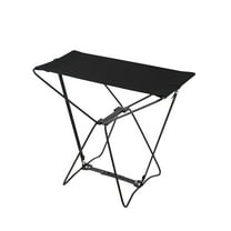 Wdhugt Large Portable Folding Stool Outdoor Camping Chair Heavy Duty For Fishing Picnic Black 15X13X8 Inch Oxford Cloth Black