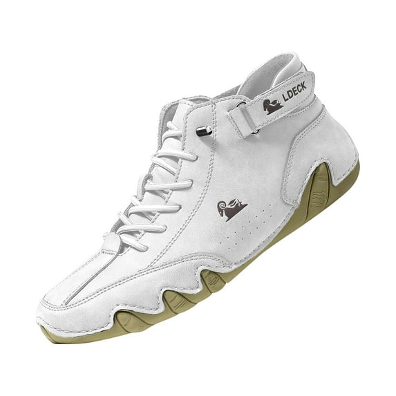 Wdhugt Men'S High Top Sneakers Casual Lace-Up Design Nylon And Spandex Upper For Daily Casual Use Us Size 10