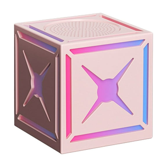 Wdhugt Mini Bluetooth Speaker 5.3 Version With Hifi Sound Quality Built-In Battery Portable For Travel Home Party Pink Plastic Material Pink