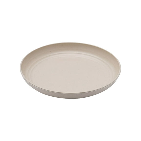 Wdhugt Mini Fruit Snack Tray For Coffee Table Kitchen Serving Dish Plastic Beige 7.87X7.87X1.18 Inches Beige