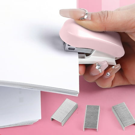 Wdhugt Mini Stapler Pink