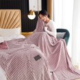 thumbnail image 1 of Wdhugt Multifunctional Cover Blanket Napping Blanket Flannel Blanket Napping Blanket Breathable Soft Comfortable Machine Washable Blanket for All Season 78*90 in Red, 1 of 6