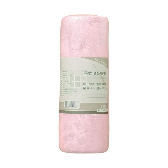 Wdhugt Pink Dishcloths Roll Of 20 Disposable Kitchen Towels For Wet And Dry Cleaning 8.66X7.87 Inches Cloth Towels For Dishes Pink