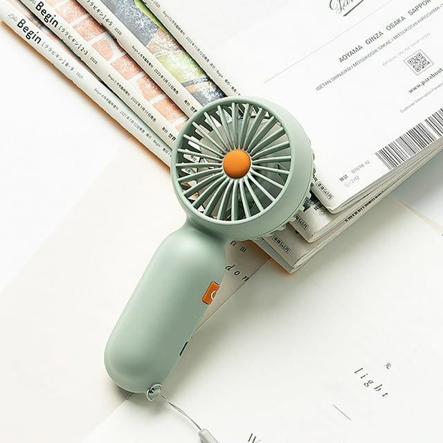 Wdhugt Portable Handheld Fan With Dual Motor Powerful Hand Fan Foldable