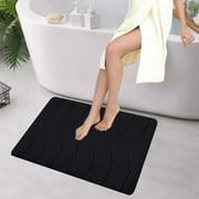 Wdhugt Stone Bath Mat Diatomaceous Earth Bath Mat Stone Anti-Slip Toilet Floor Mat Ultra Quick Drying Stone Bath Mat Bathroom Rugs Non Slip Washable Bath Accessories 16X24 In