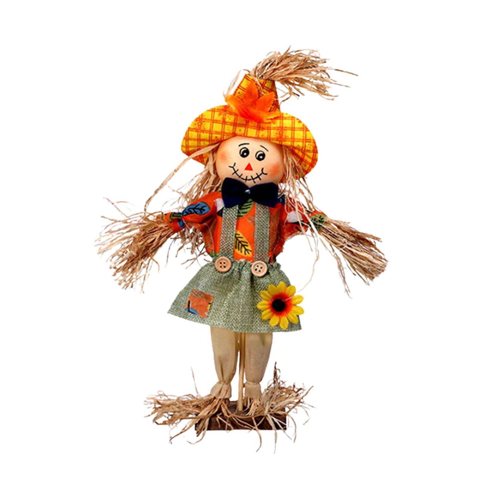 Wdhugt Style B Halloween Scarecrow Decoration Pumpkin Witch Figure For ...