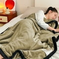 thumbnail image 1 of Wdhugt Summer Quilt Soft Blanket Cozy Flannel Airconditioner Blanket Queen Size Fleece Warm Fuzzy for The Bed Sofa Ultimate Comfort 40×55In, 1 of 8