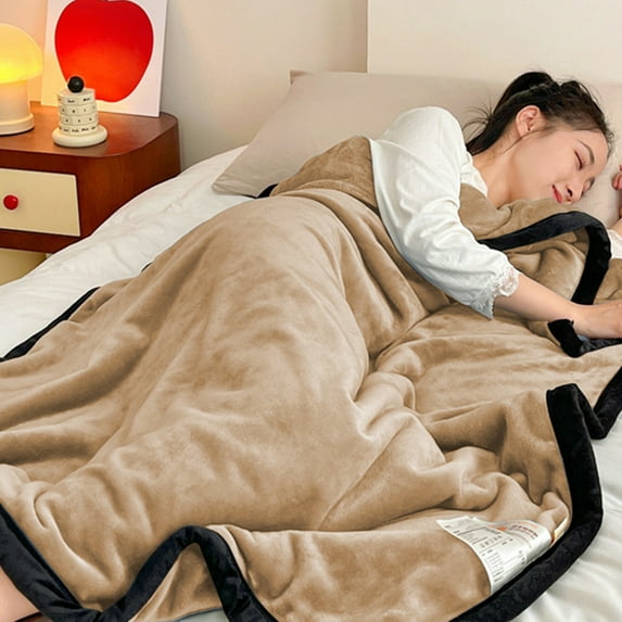 Wdhugt Summer Quilt Soft Blanket Cozy Flannel Airconditioner Blanket Queen Size Fleece Warm Fuzzy for The Bed Sofa Ultimate Comfort 40×55In