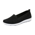 thumbnail image 1 of Wdhugt Women'S Shallow Casual Shoes In Black Mesh Fabric Us Size 6.5 With Soft Sole And Round Toe For Comfortable Everyday Use, 1 of 5