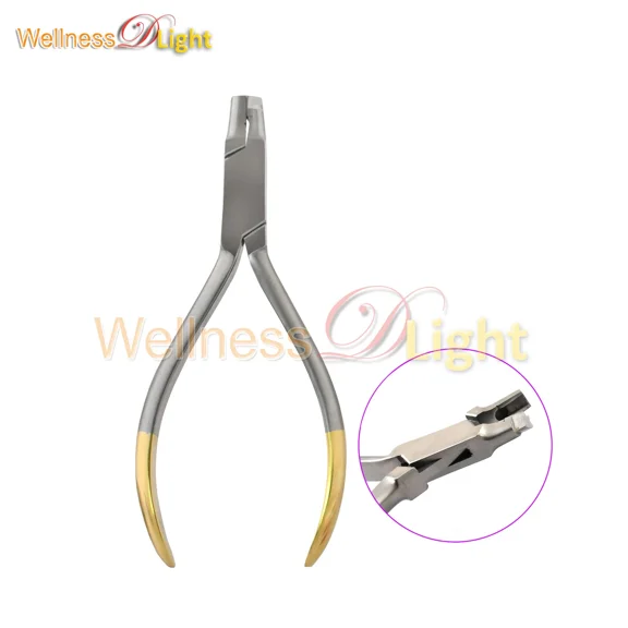 Wdl Schwarz Arrow Clasp Forming & Bending Pliers Gold Handle Stainless Dn-2274