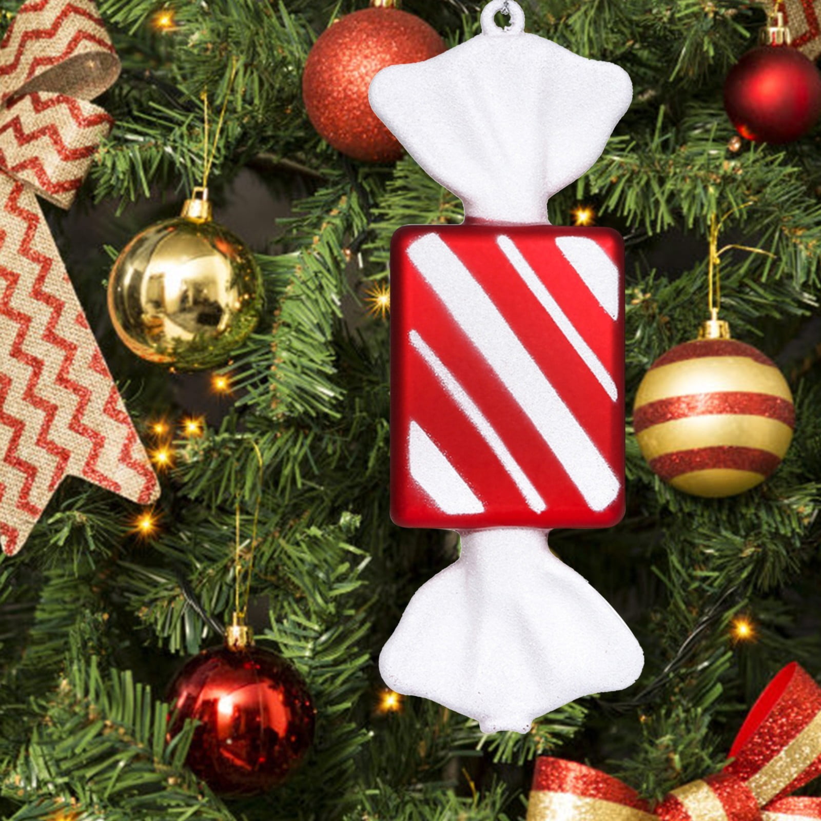 Wdminyy Ornaments Clearance Sale！ Christmas Decorations Christmas Tree Candy Pendant 16Cm