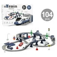 thumbnail image 1 of Wdmiya Train Set Toys for boys, 104 Pcs Electric Train with Track and Car Toy Set for Toddlers, Birthday Gift for Boys and Girls, 1 of 9