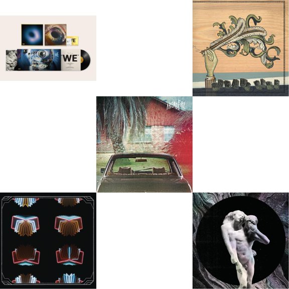 We (180G) & Neon Bible (2LP/150G/Gatefold) & Suburbs (2LP/150G/Gatefold) & Funeral (150G/Gatefold) & Reflektor (2LP/180G)