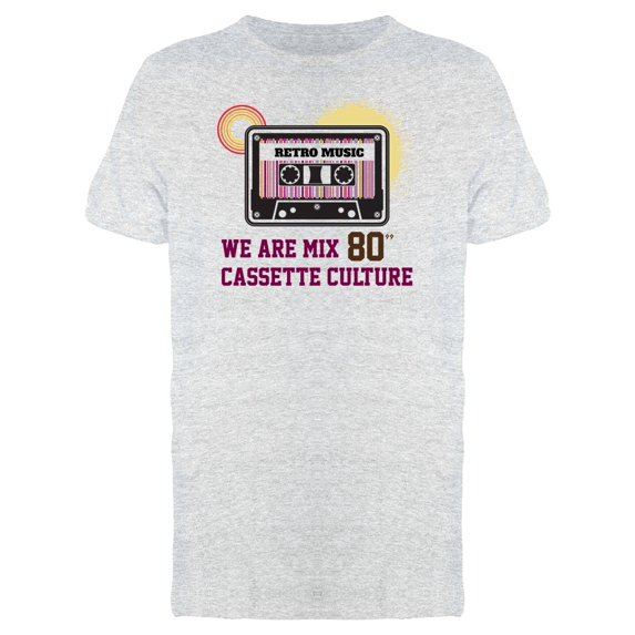 We Are 80S Mix Graphic Tee Men's -Image by Shutterstock