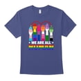 thumbnail image 1 of We Are All Human LGBTQ Flag Gay Pride Month Transgender Flag Gift Ideas T-Shirt, 1 of 4