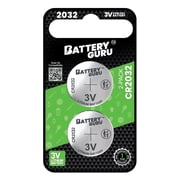 CR2032 3V Car Key Battery Pack of 2 Button Cell Batteries