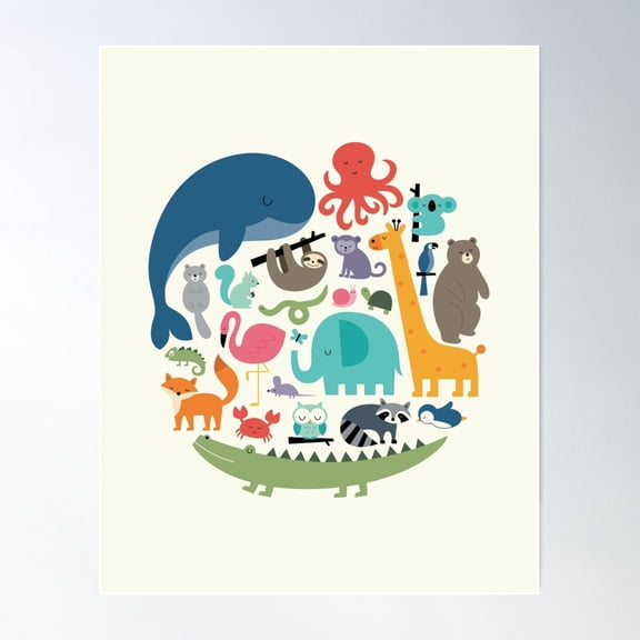We Are One Poster Wall Art, Modern Wall Decor For Living Room Bedroom, 12x18 UNFRAMED