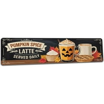 We Are Out Trick or Treating Happy Halloween Sign for Porch Notice, Candy Bowl Display or Haunted Entryway 4x16 inch