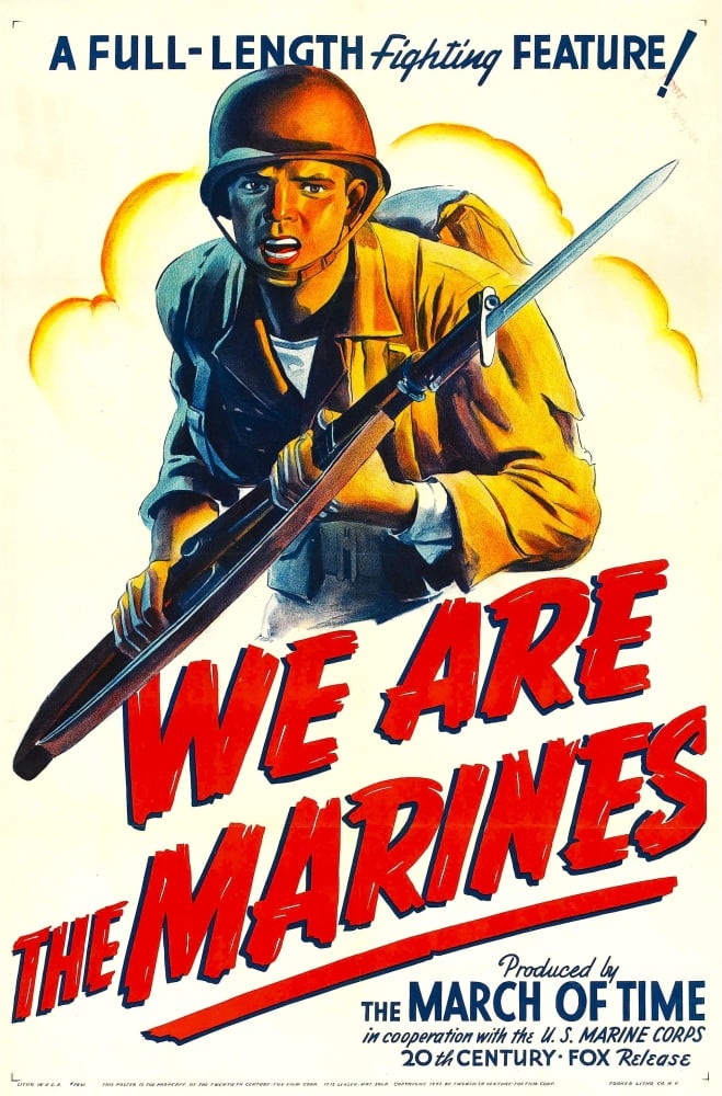 We Are The Marines 1942 T Canvas Art - (11 x 17)