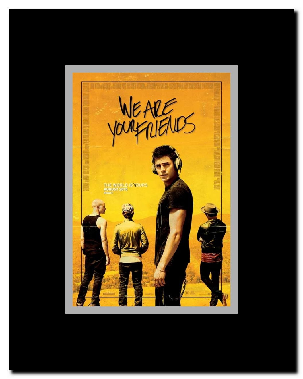 We Are Your Friends Framed Movie Poster