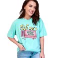 thumbnail image 1 of We Are a Perfect Match, Funny Retro Valentine's Day Pun Art, Chalky Mint Comfort Colors T-Shirt, Medium, 1 of 1
