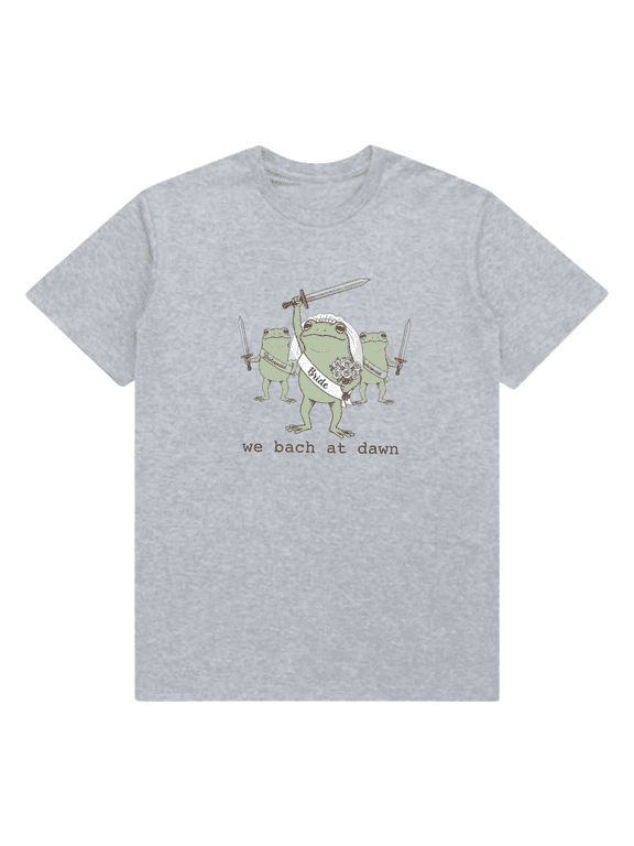 We Bach at Dawn Frog Bachelorette T Shirt Funny Bride Graphic Tee Bridesmaid Party Tshirt Bridal Crew Wedding Trip Unisex Tee