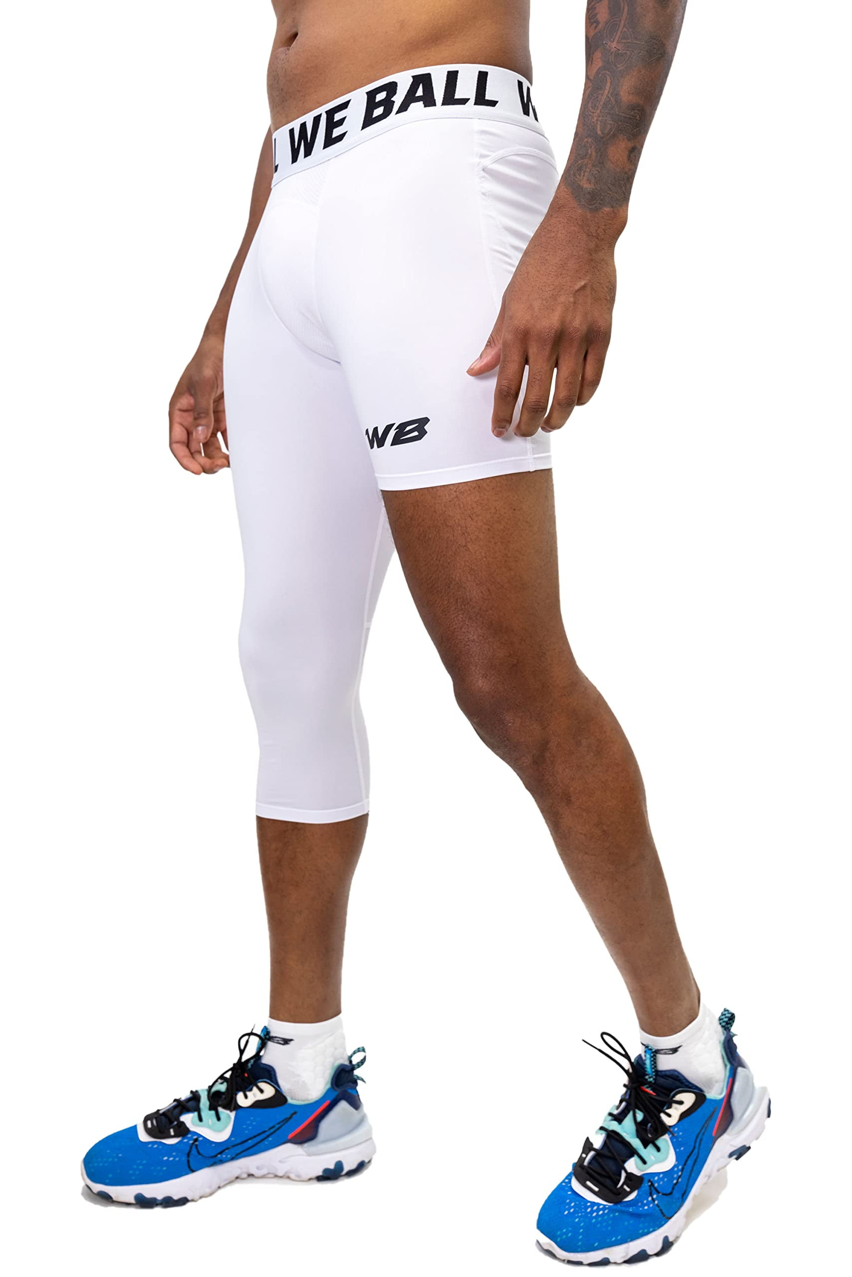 Running Sports Compression Tights Men Base Layer Under Long Shorts Tights  Pants 