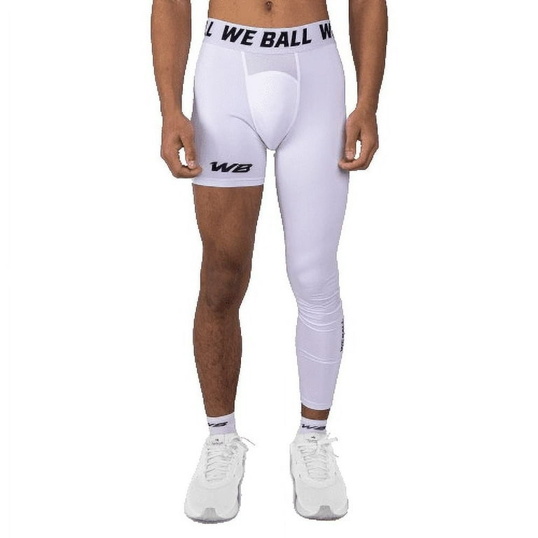 We Ball Sports Athletic Men's Single Leg Sports Tights One Leg