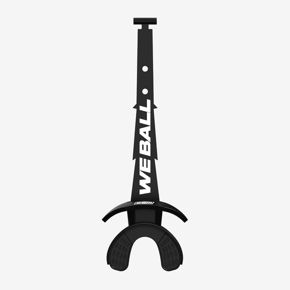 We Ball Sports Hypr-Flow Football Mouth Guard, Football Mouthpiece with Strap, Fits Adult & Youth (BLACK)