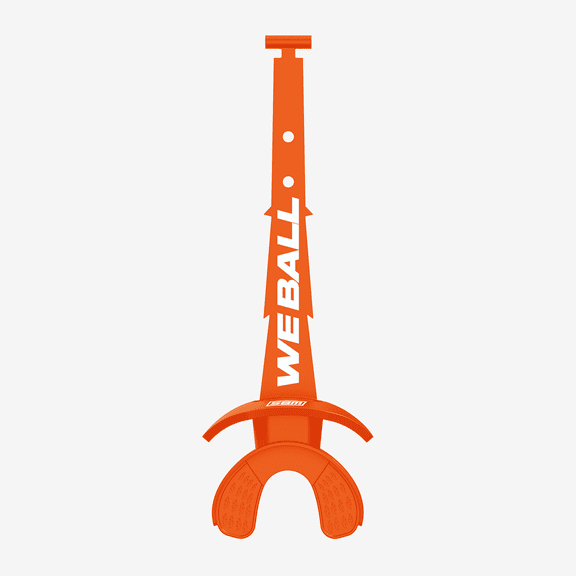 We Ball Sports Hypr-Flow Football Mouth Guard, Football Mouthpiece with Strap, Fits Adult & Youth (ORANGE)