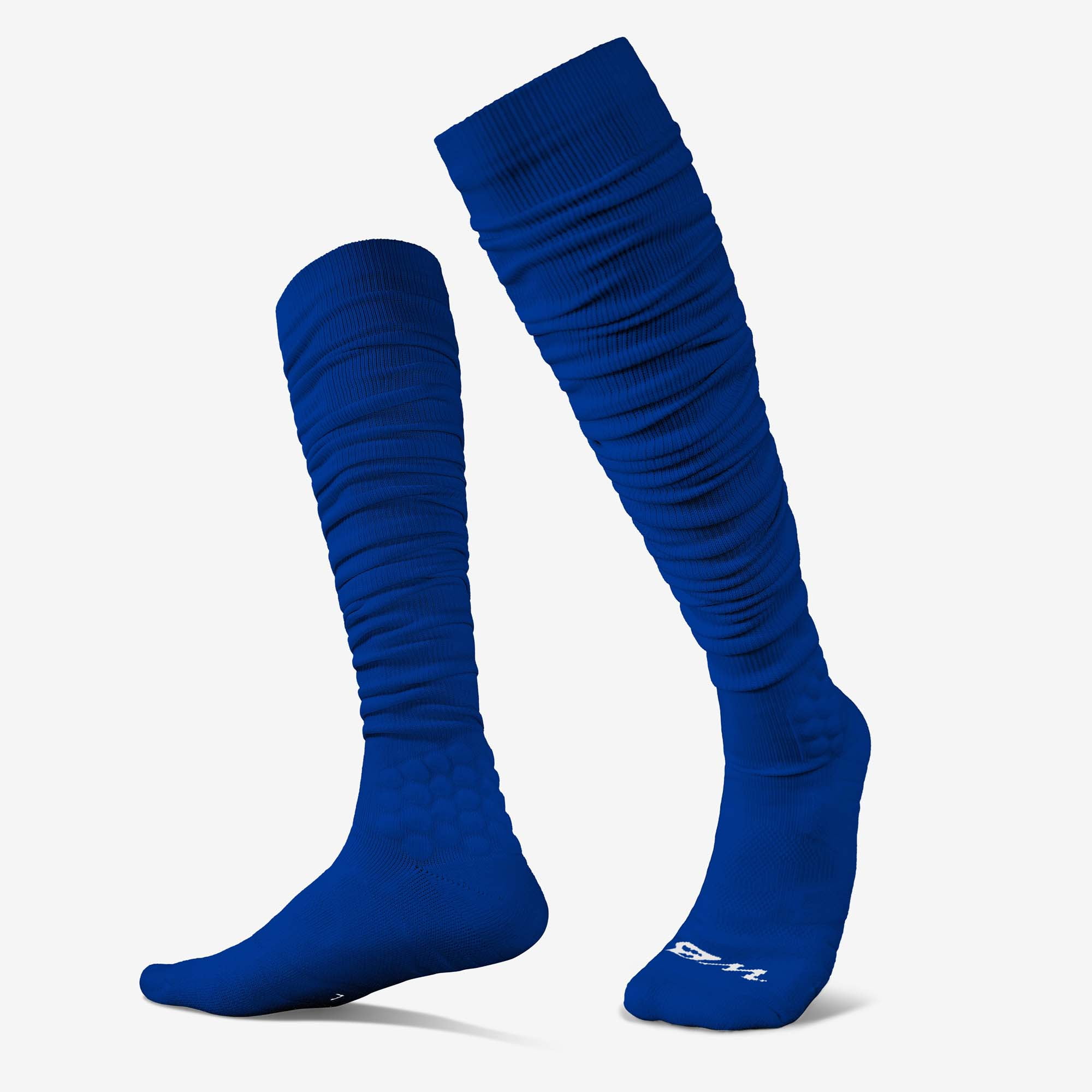 We Ball Sports Scrunch Football Socks, Extra Long Padded Sports Socks