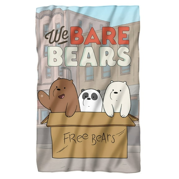 We Bare Bears Baby Bears Fleece Blanket 36' x 58'