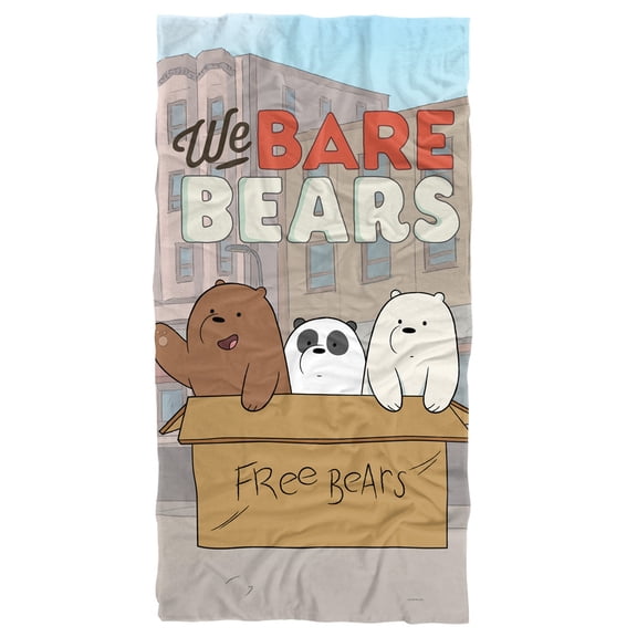 We Bare Bears Baby Bears Officially Licensed Beach Towel 30' X 60'