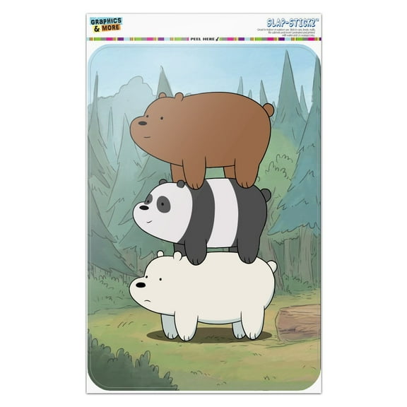 We Bare Bears Bear Stack Home Business Office Sign
