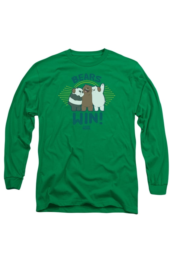 We Bare Bears - Bears Win - Long Sleeve Shirt - Large