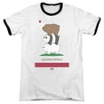 thumbnail image 1 of We Bare Bears Cali Stack Adult Ringer White/Black, 1 of 1
