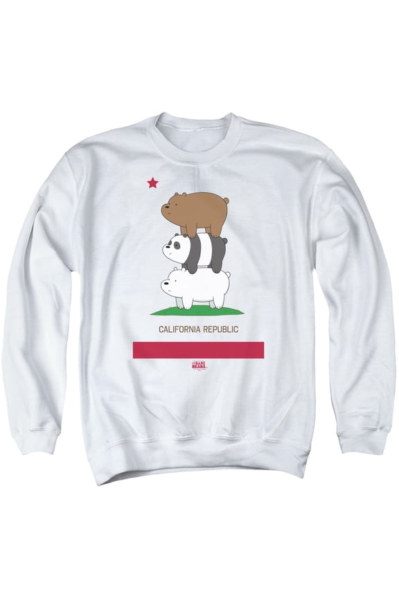 We Bare Bears - Cali Stack - Crewneck Sweatshirt - Small