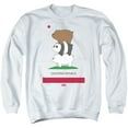 thumbnail image 1 of We Bare Bears - Cali Stack - Crewneck Sweatshirt - X-Large, 1 of 2