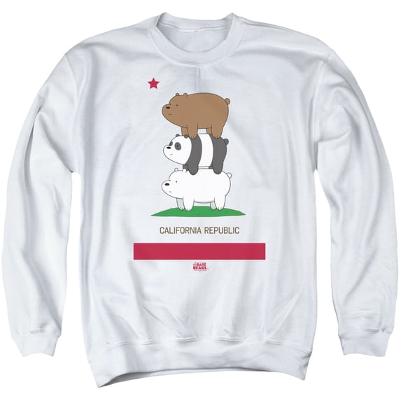 We Bare Bears - Cali Stack - Crewneck Sweatshirt - X-Large