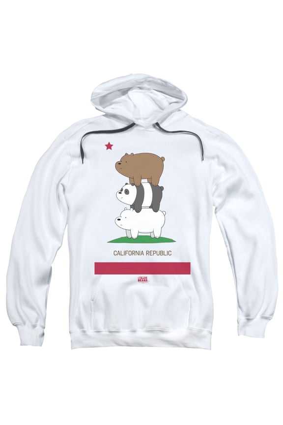 We Bare Bears - Cali Stack - Pull-Over Hoodie - Large
