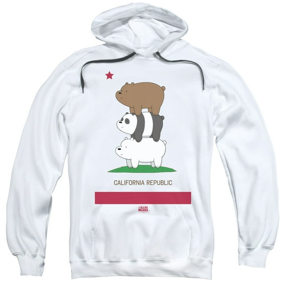 We Bare Bears - Cali Stack - Pull-Over Hoodie - Large