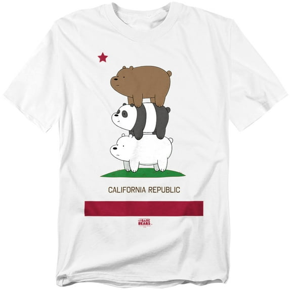 We Bare Bears - Cali Stack - Short Sleeve Shirt - Medium